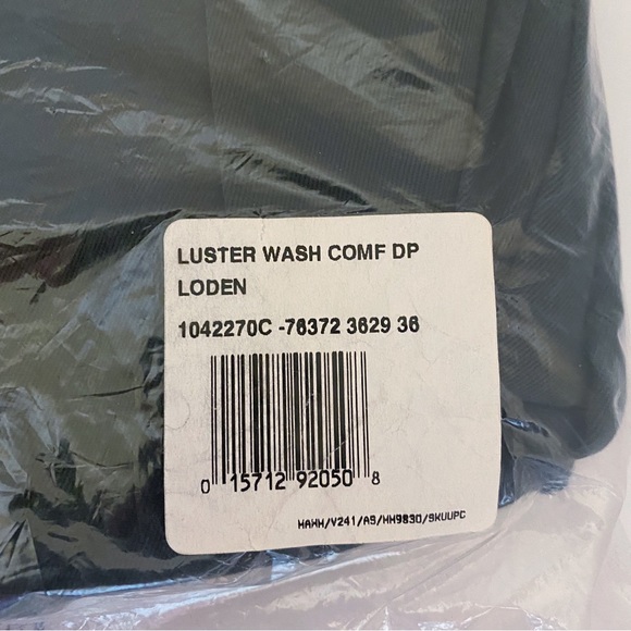 Savane Techworks Luster Twill Relaxed Fit Pleated Pants Loden Green - Picture 4 of 7